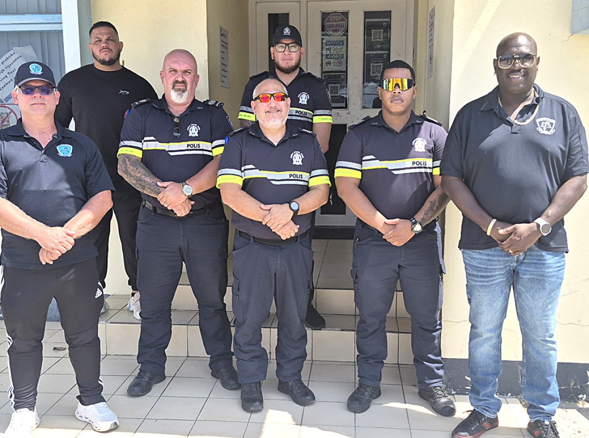 Departamento di Rijbewijs di Cuerpo Policial a bay den accion